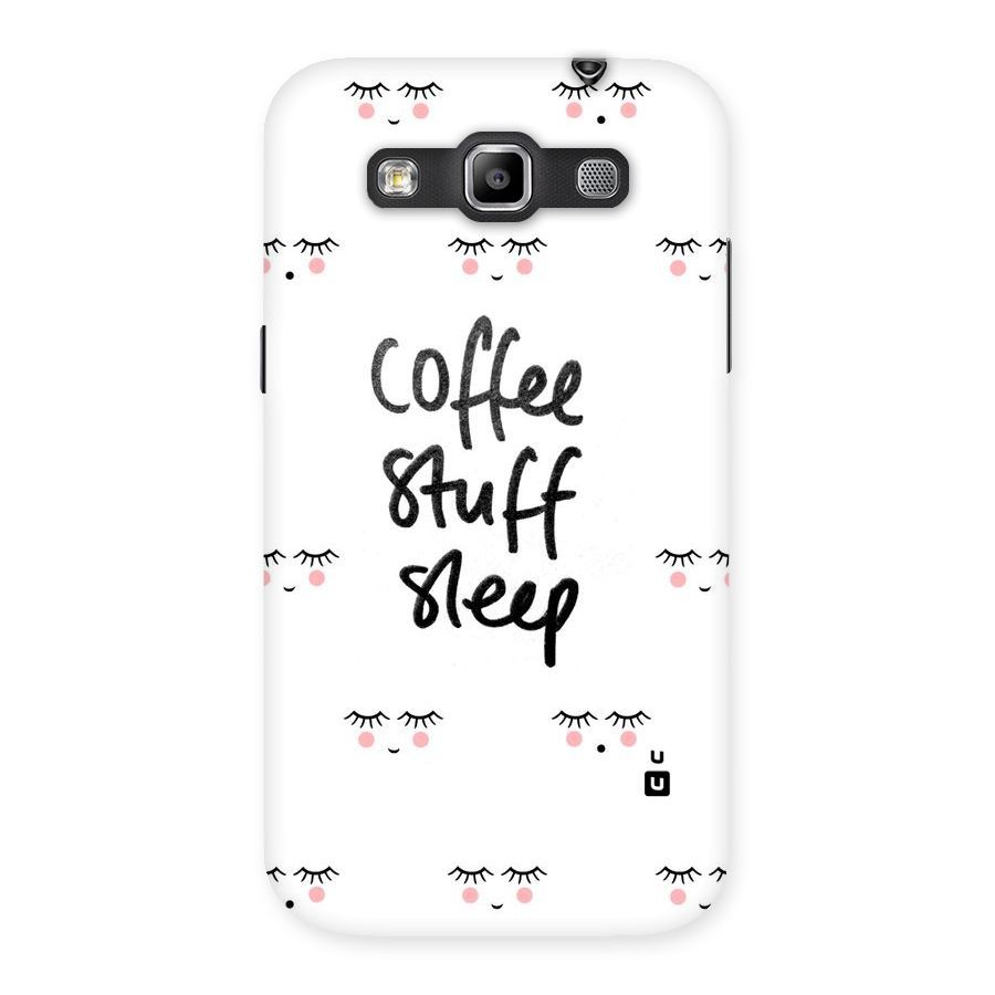 Coffee Stuff Sleep Back Case for Galaxy Grand Quattro