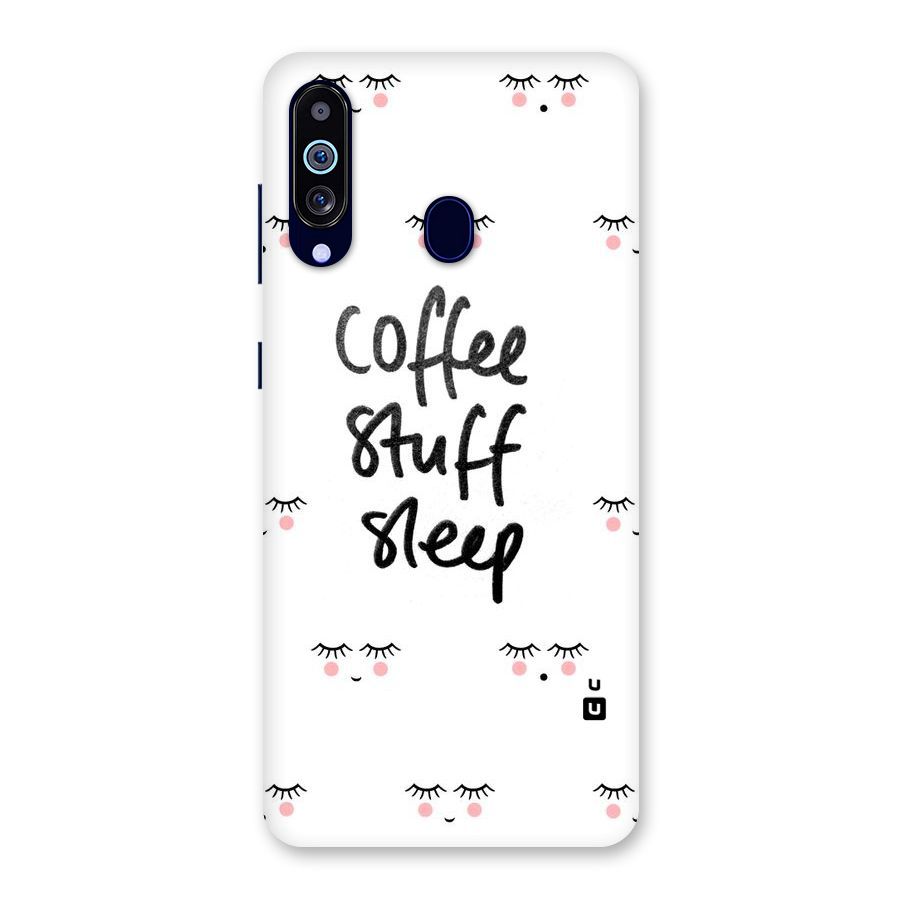 Coffee Stuff Sleep Back Case for Galaxy M40