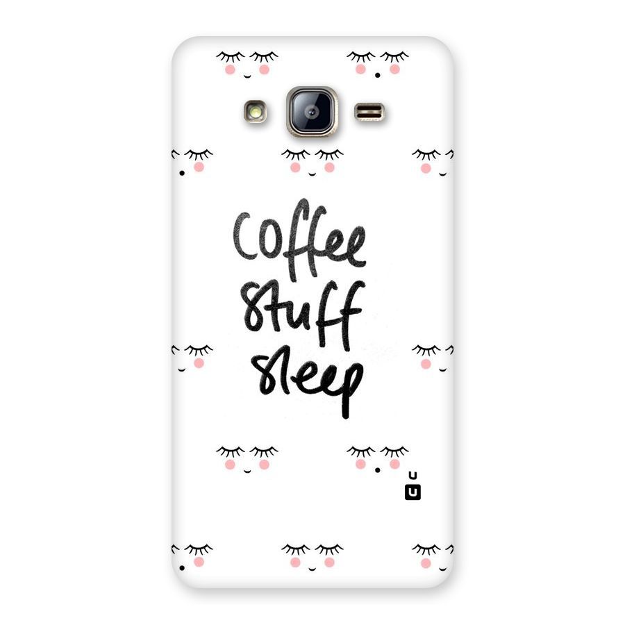 Coffee Stuff Sleep Back Case for Galaxy On5