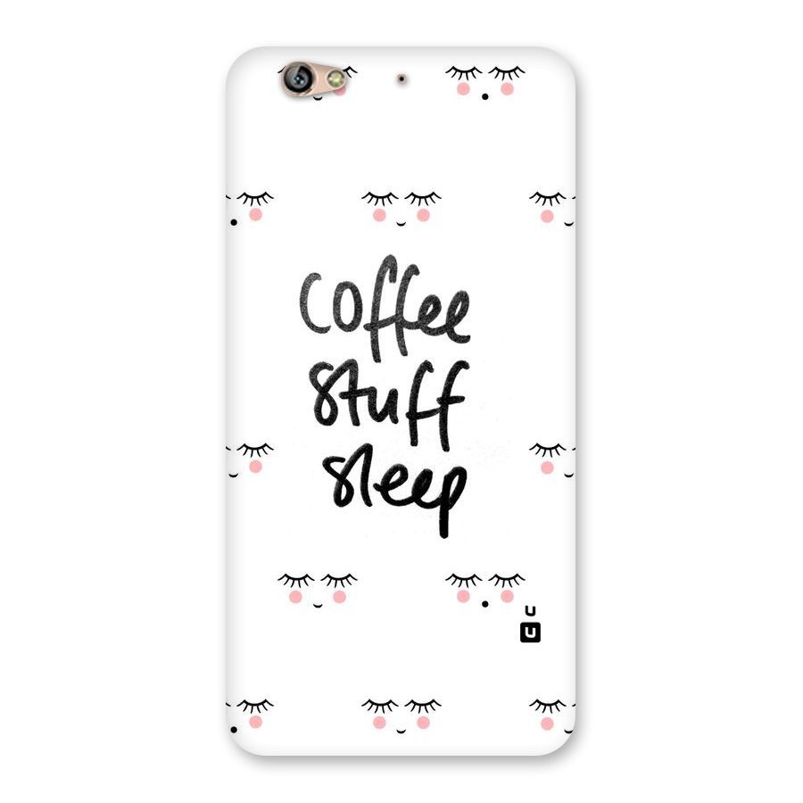 Coffee Stuff Sleep Back Case for Gionee S6