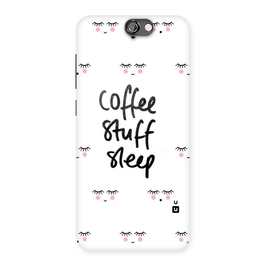 Coffee Stuff Sleep Back Case for HTC One A9
