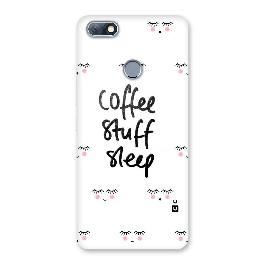 Coffee Stuff Sleep Back Case for Infinix Note 5