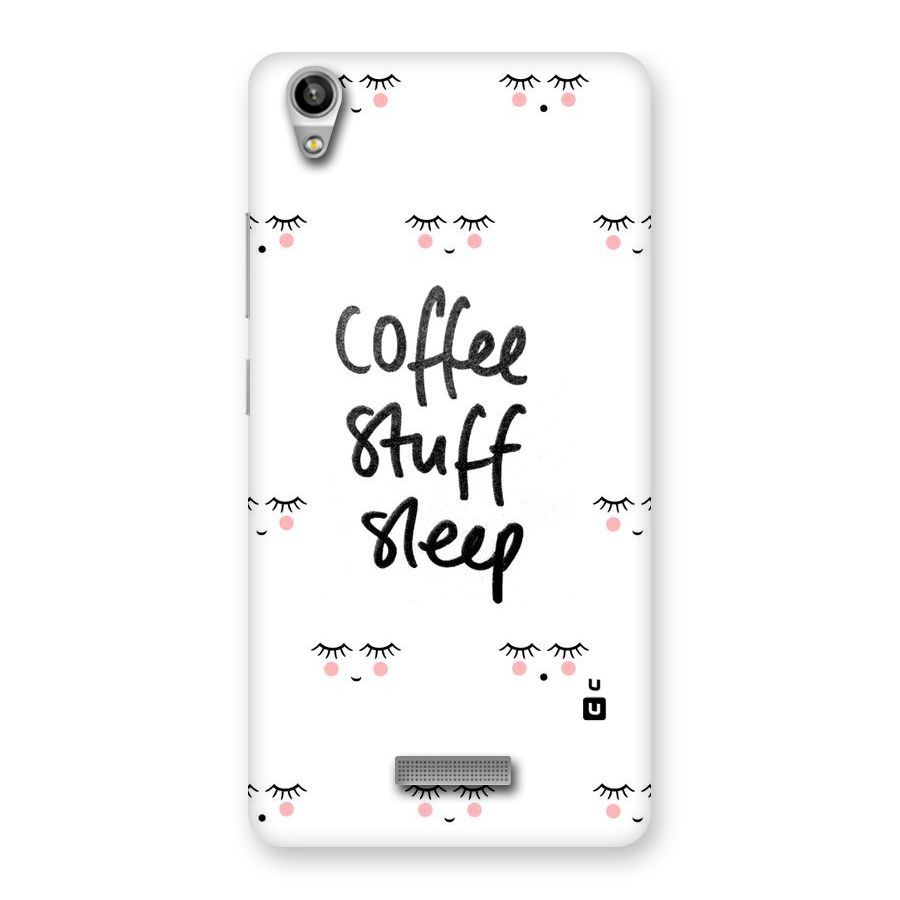 Coffee Stuff Sleep Back Case for Lava-Pixel-V1