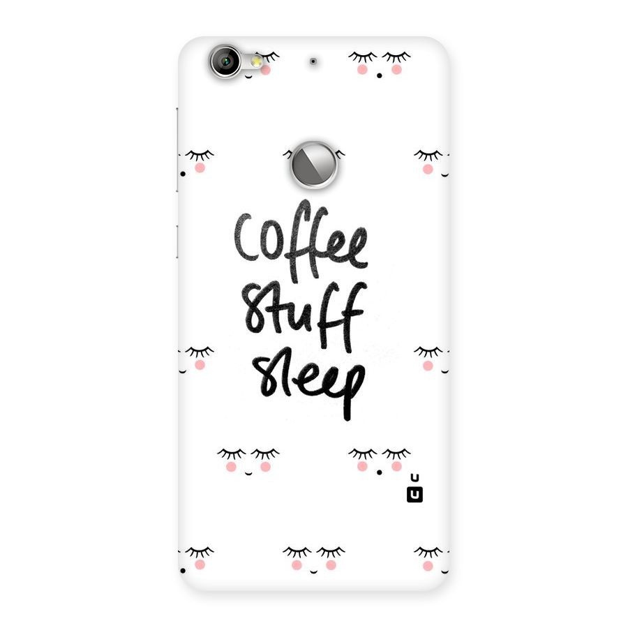 Coffee Stuff Sleep Back Case for LeTV Le 1s