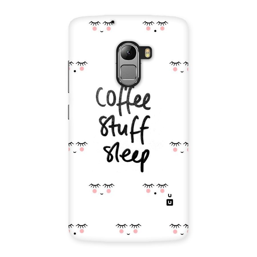 Coffee Stuff Sleep Back Case for Lenovo K4 Note