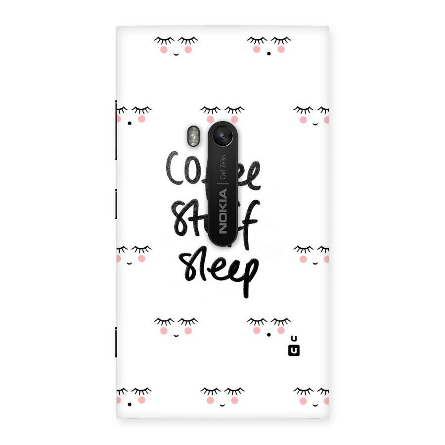 Coffee Stuff Sleep Back Case for Lumia 920