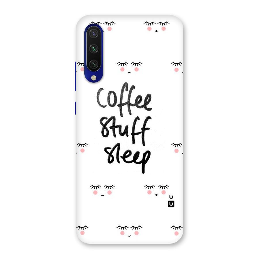 Coffee Stuff Sleep Back Case for Mi A3