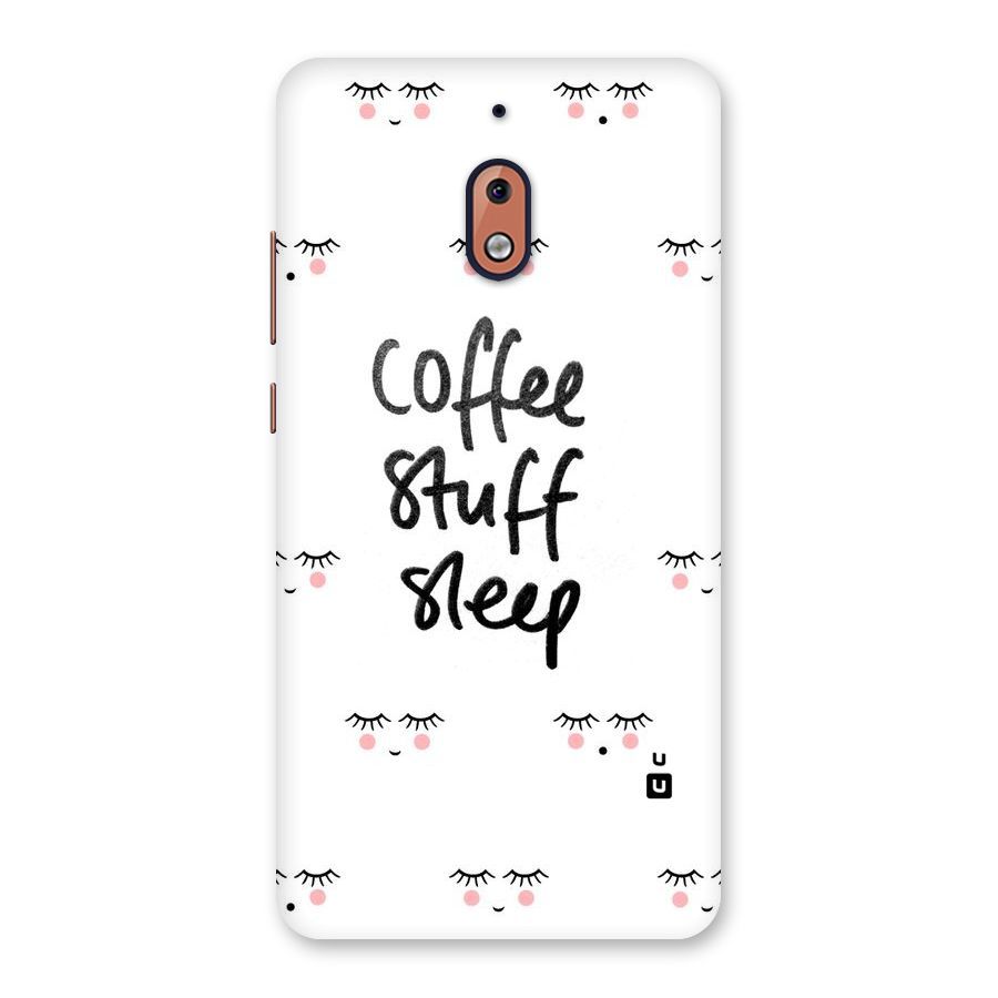 Coffee Stuff Sleep Back Case for Nokia 2.1
