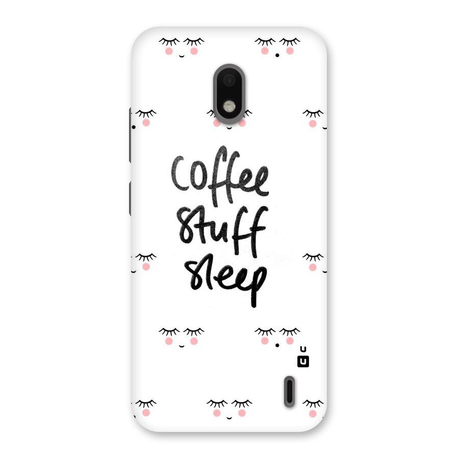 Coffee Stuff Sleep Back Case for Nokia 2.2