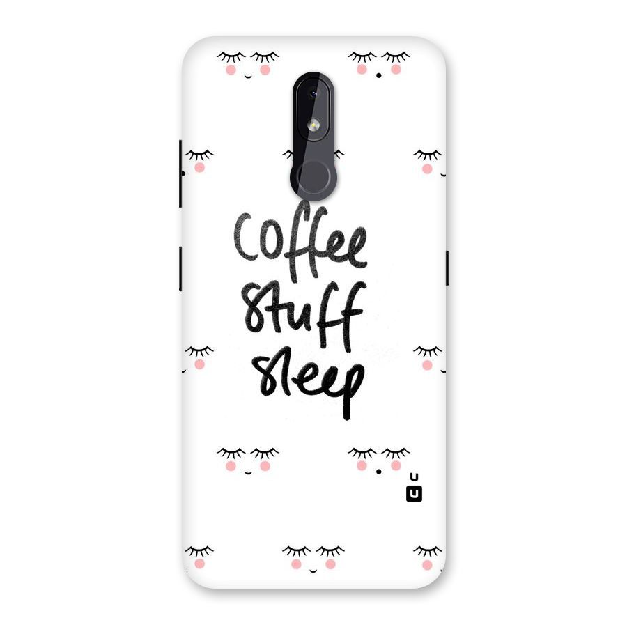 Coffee Stuff Sleep Back Case for Nokia 3.2