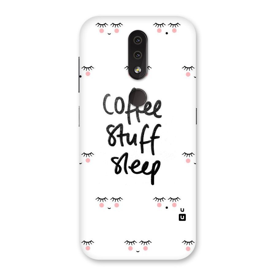 Coffee Stuff Sleep Back Case for Nokia 4.2