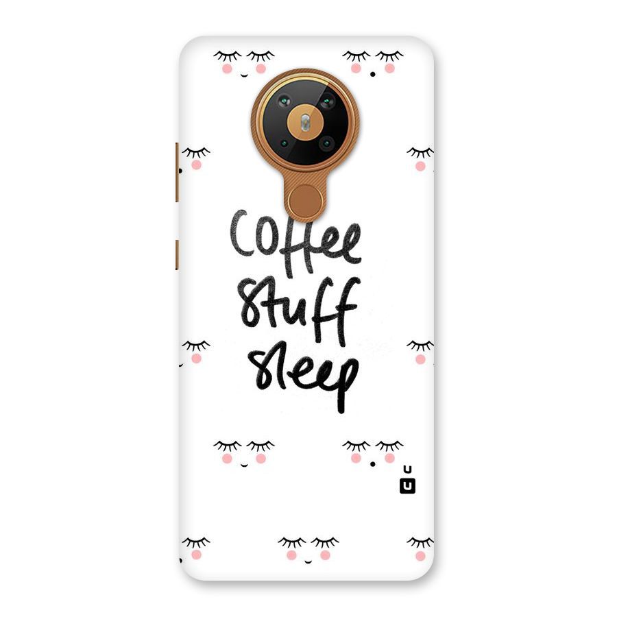 Coffee Stuff Sleep Back Case for Nokia 5.3