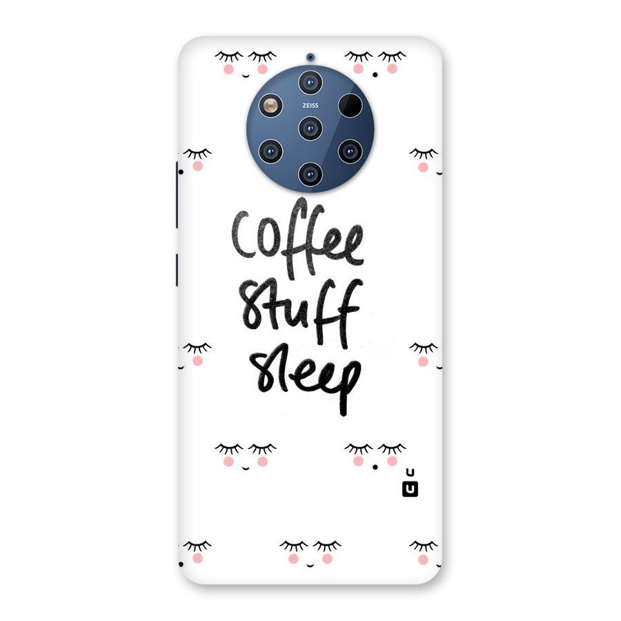 Coffee Stuff Sleep Back Case for Nokia 9 PureView