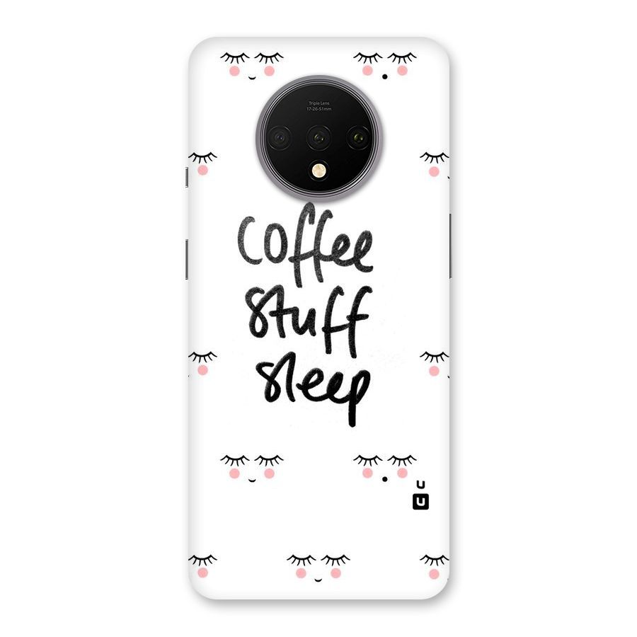 Coffee Stuff Sleep Back Case for OnePlus 7T