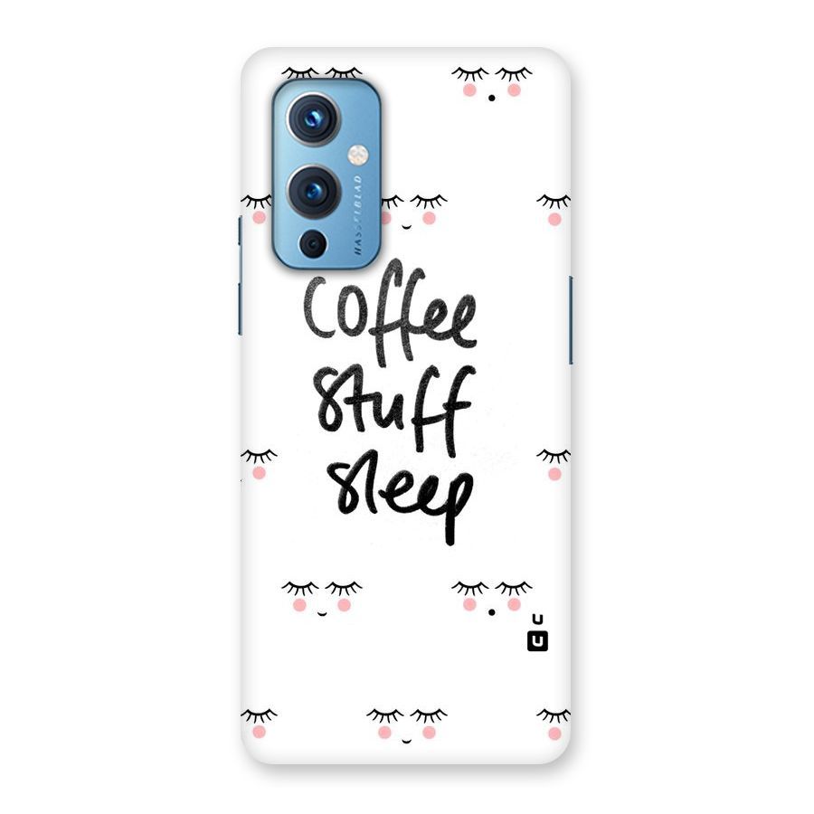 Coffee Stuff Sleep Back Case for OnePlus 9
