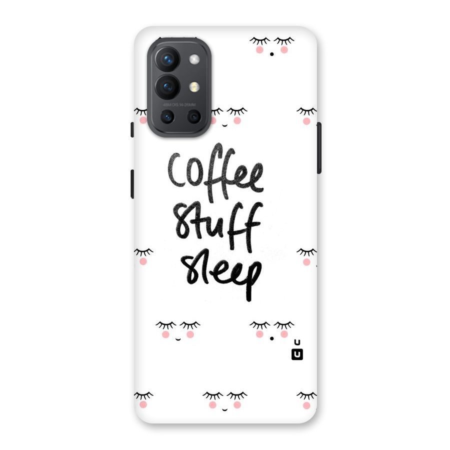 Coffee Stuff Sleep Back Case for OnePlus 9R