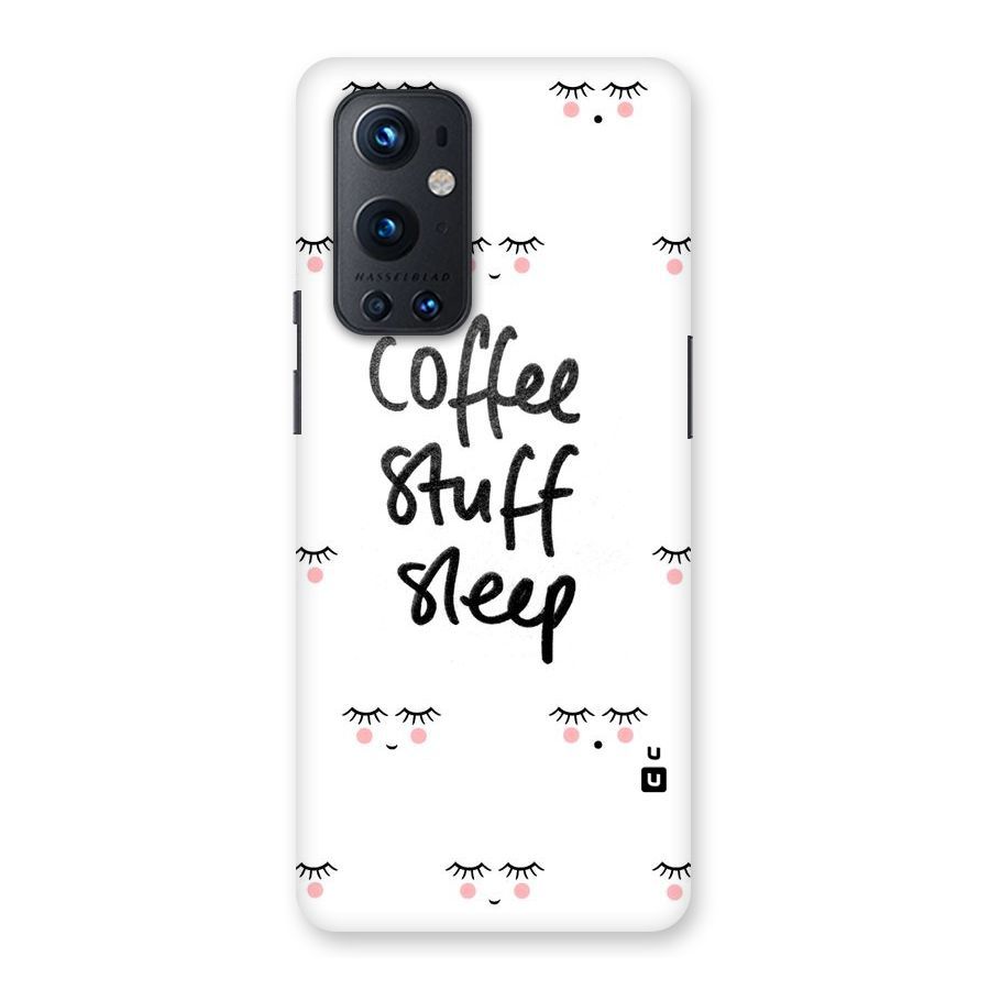 Coffee Stuff Sleep Back Case for OnePlus 9 Pro