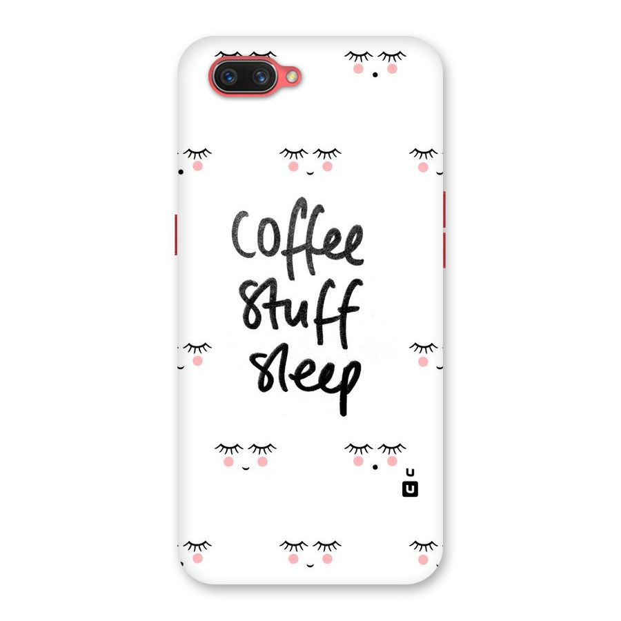 Coffee Stuff Sleep Back Case for Oppo A3s