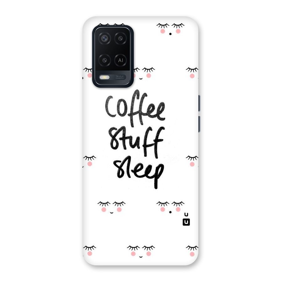 Coffee Stuff Sleep Back Case for Oppo A54
