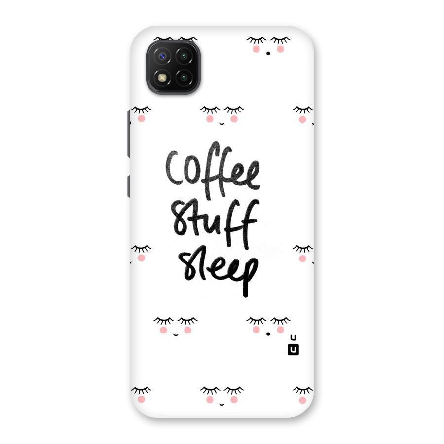 Coffee Stuff Sleep Back Case for Poco C3