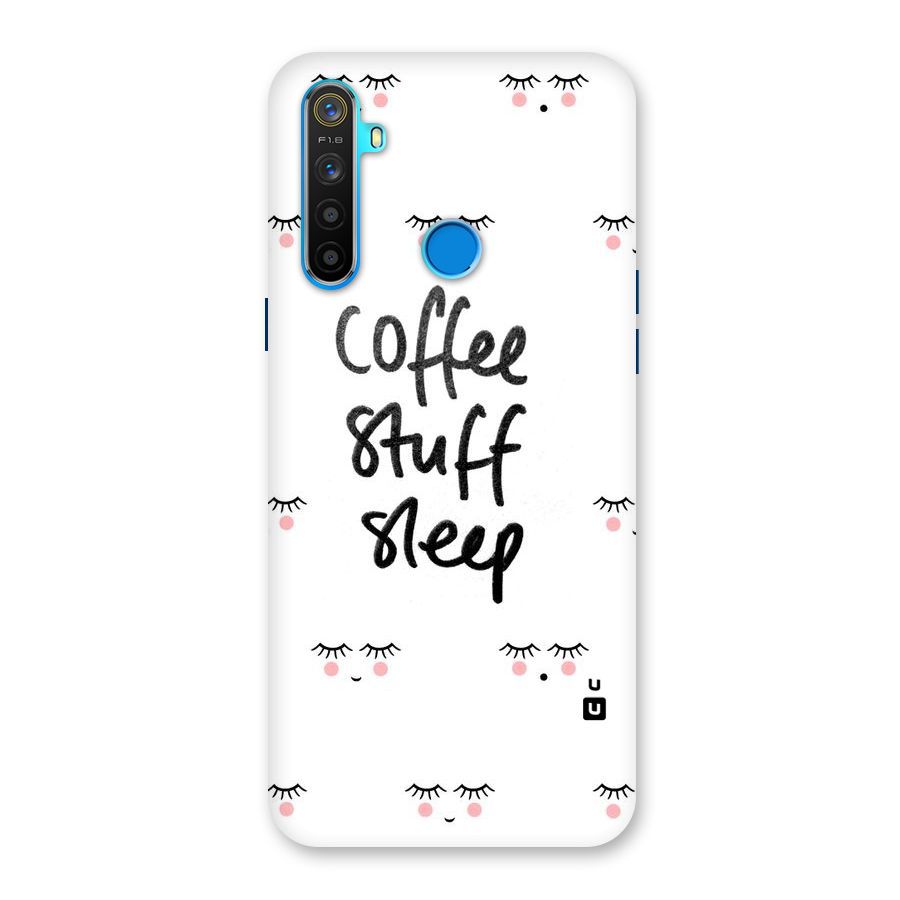 Coffee Stuff Sleep Back Case for Realme 5s