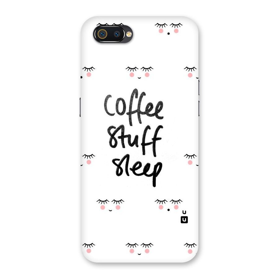 Coffee Stuff Sleep Back Case for Realme C2