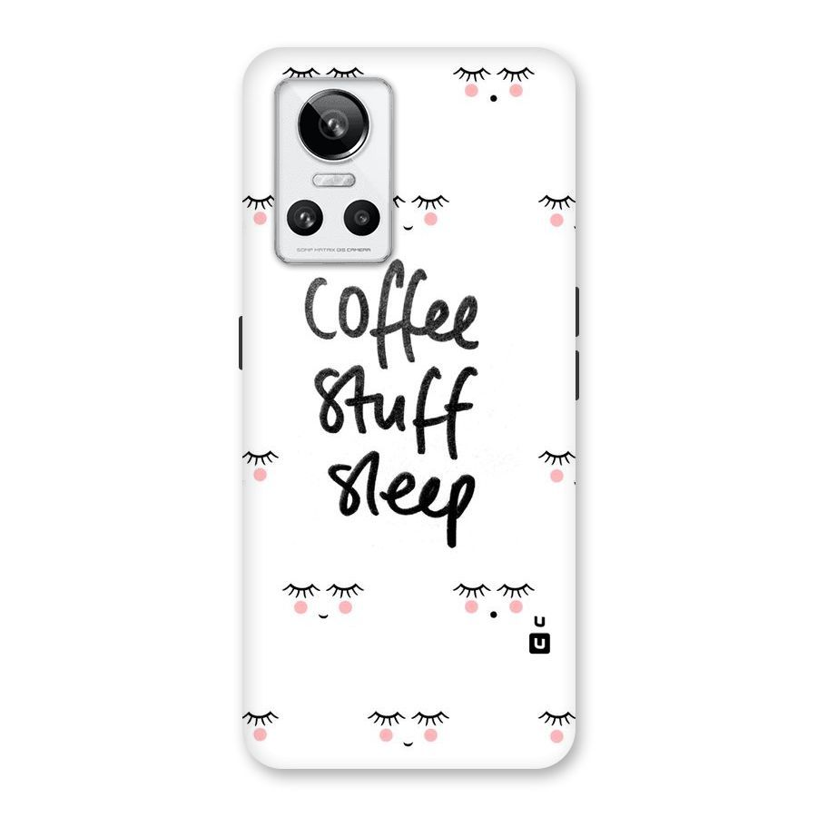 Coffee Stuff Sleep Back Case for Realme GT Neo 3