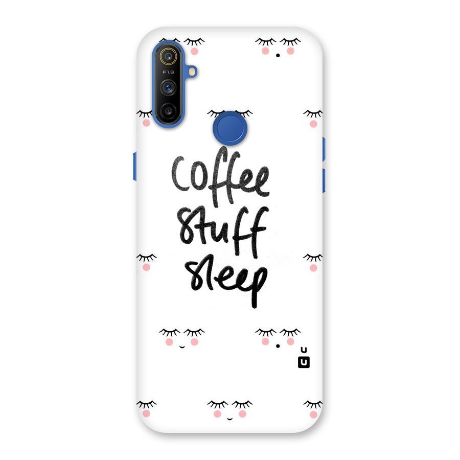 Coffee Stuff Sleep Back Case for Realme Narzo 10A