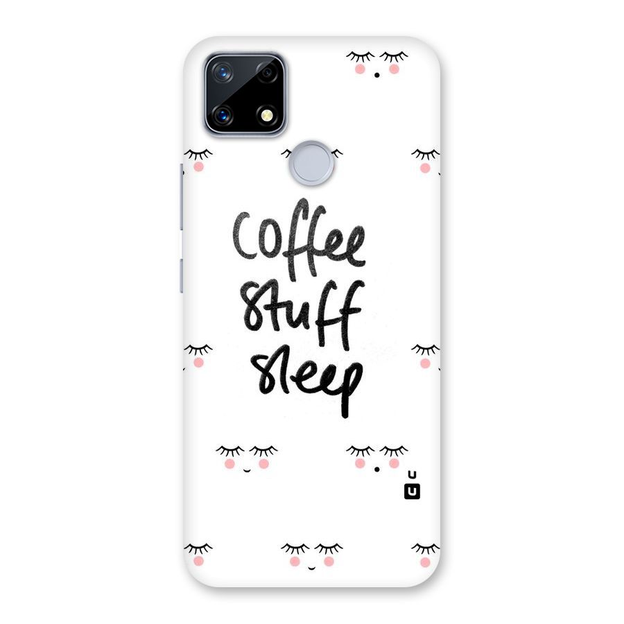 Coffee Stuff Sleep Back Case for Realme Narzo 20
