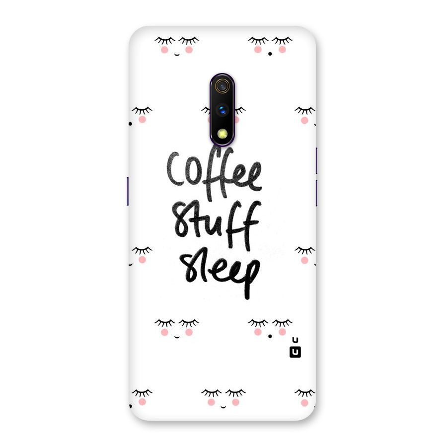 Coffee Stuff Sleep Back Case for Realme X