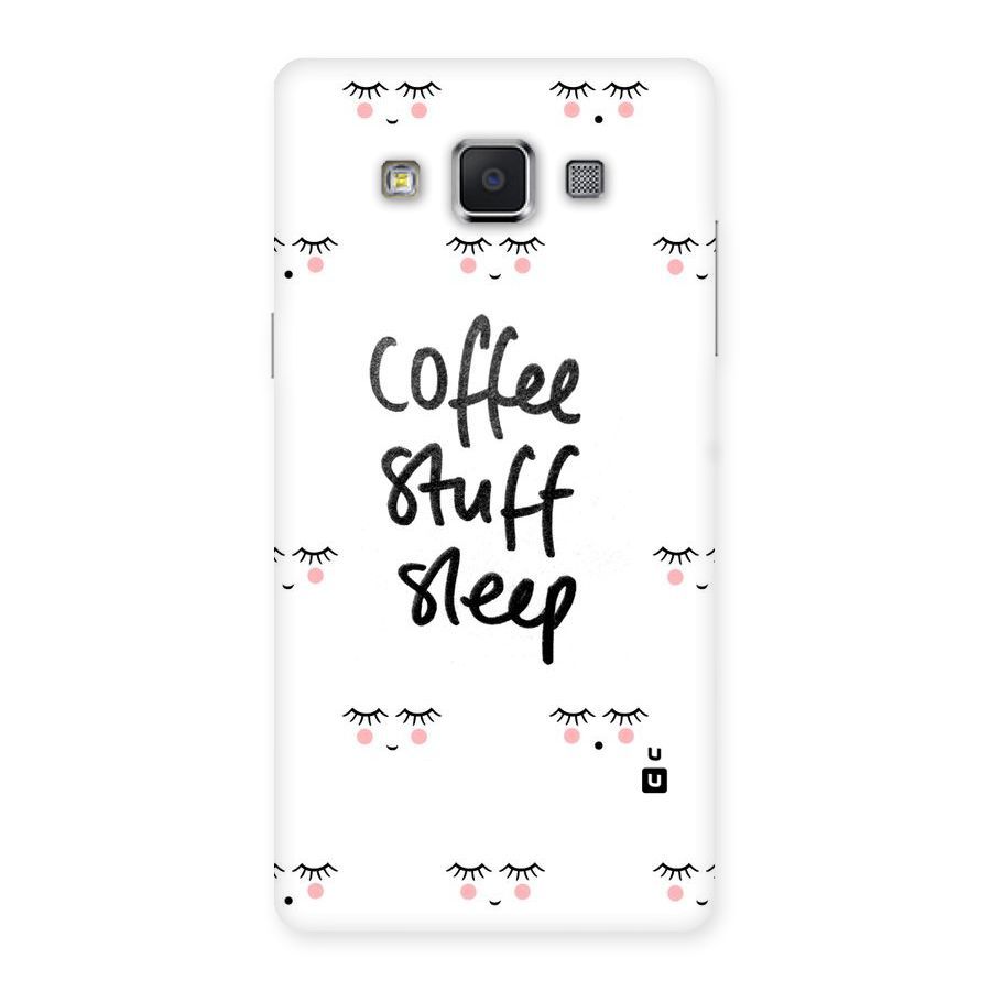 Coffee Stuff Sleep Back Case for Samsung Galaxy A5