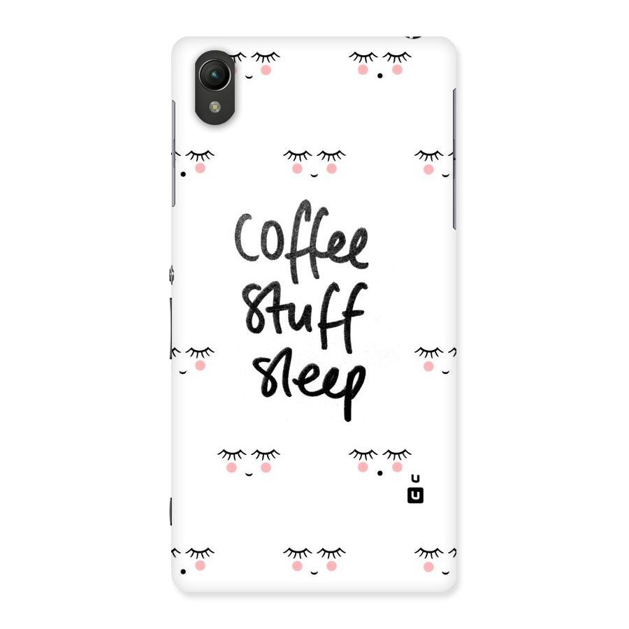 Coffee Stuff Sleep Back Case for Sony Xperia Z2