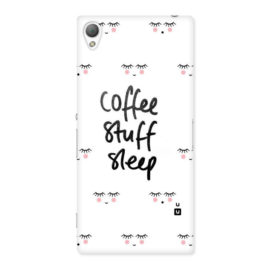 Coffee Stuff Sleep Back Case for Sony Xperia Z3