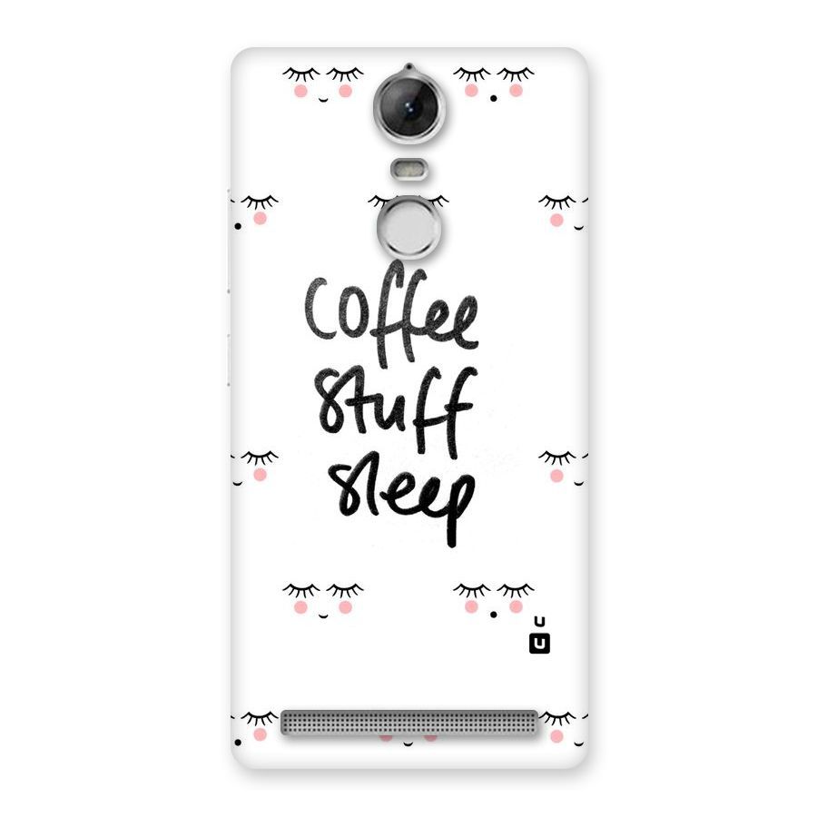 Coffee Stuff Sleep Back Case for Vibe K5 Note
