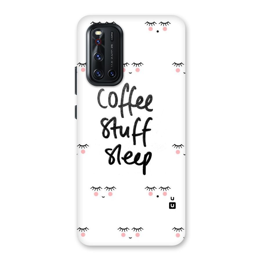 Coffee Stuff Sleep Back Case for Vivo V19