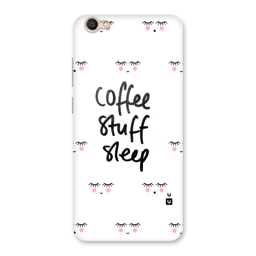 Coffee Stuff Sleep Back Case for Vivo V5