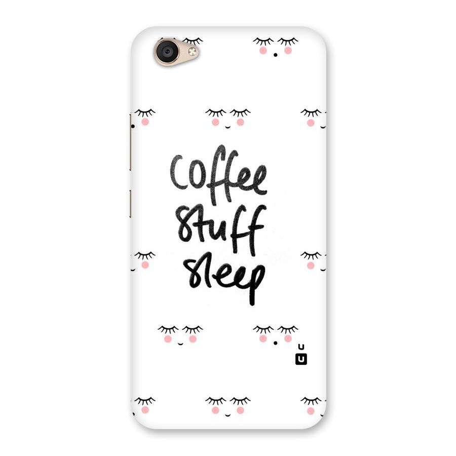 Coffee Stuff Sleep Back Case for Vivo V5 Plus