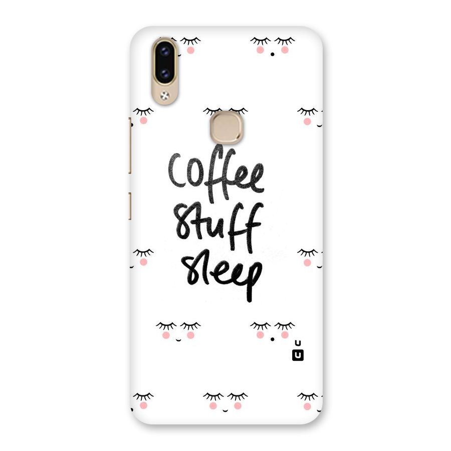 Coffee Stuff Sleep Back Case for Vivo V9 Youth