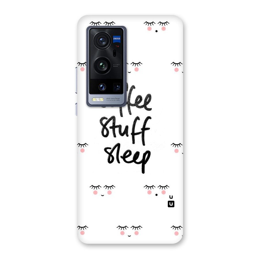 Coffee Stuff Sleep Back Case for Vivo X60 Pro Plus