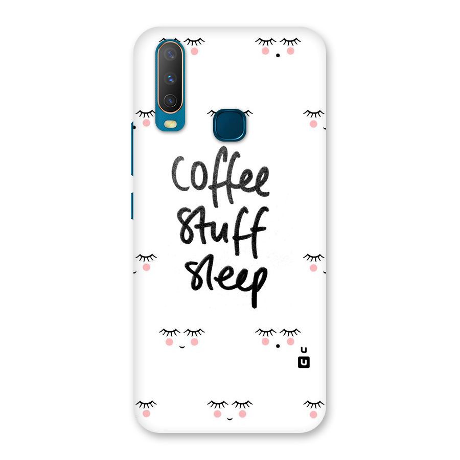 Coffee Stuff Sleep Back Case for Vivo Y11