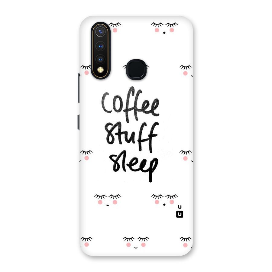 Coffee Stuff Sleep Back Case for Vivo Y19