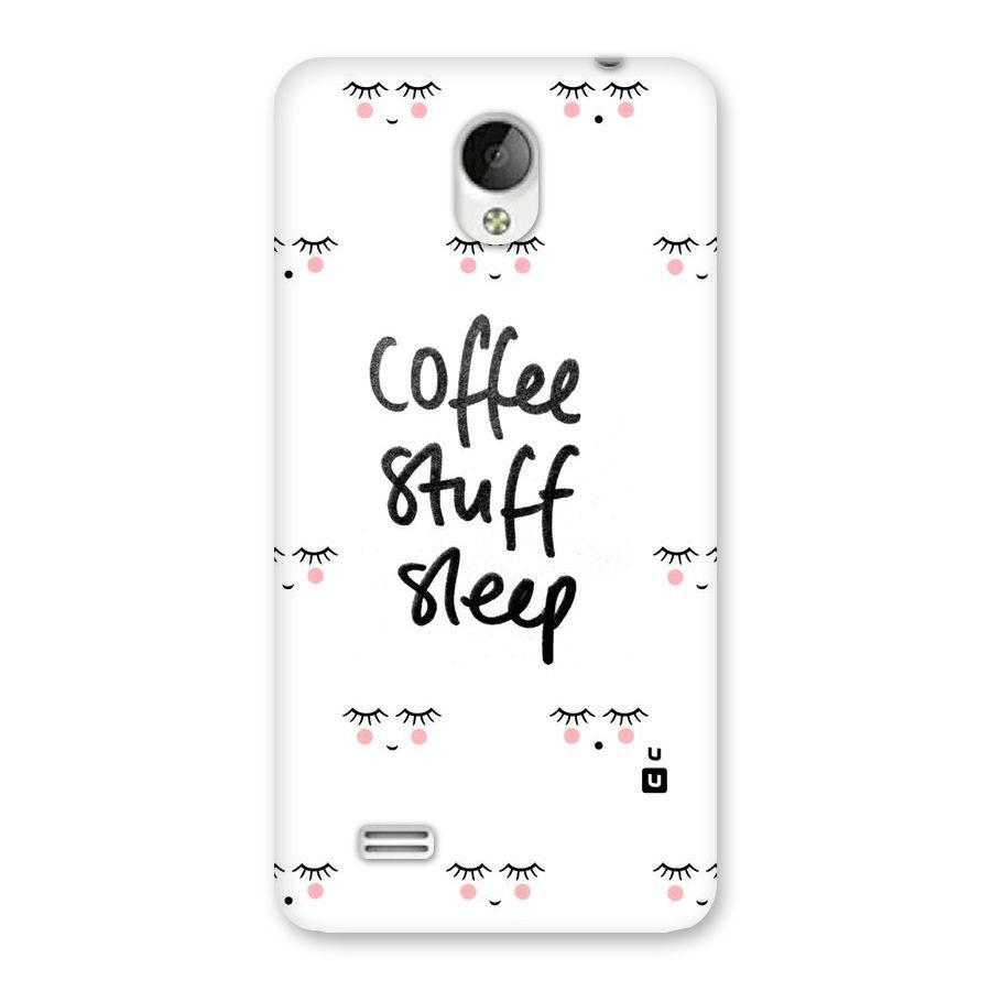 Coffee Stuff Sleep Back Case for Vivo Y21
