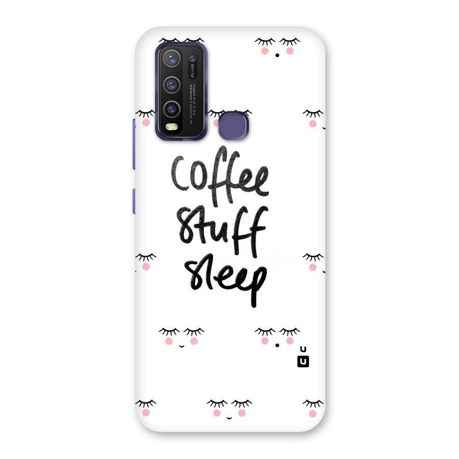 Coffee Stuff Sleep Back Case for Vivo Y50