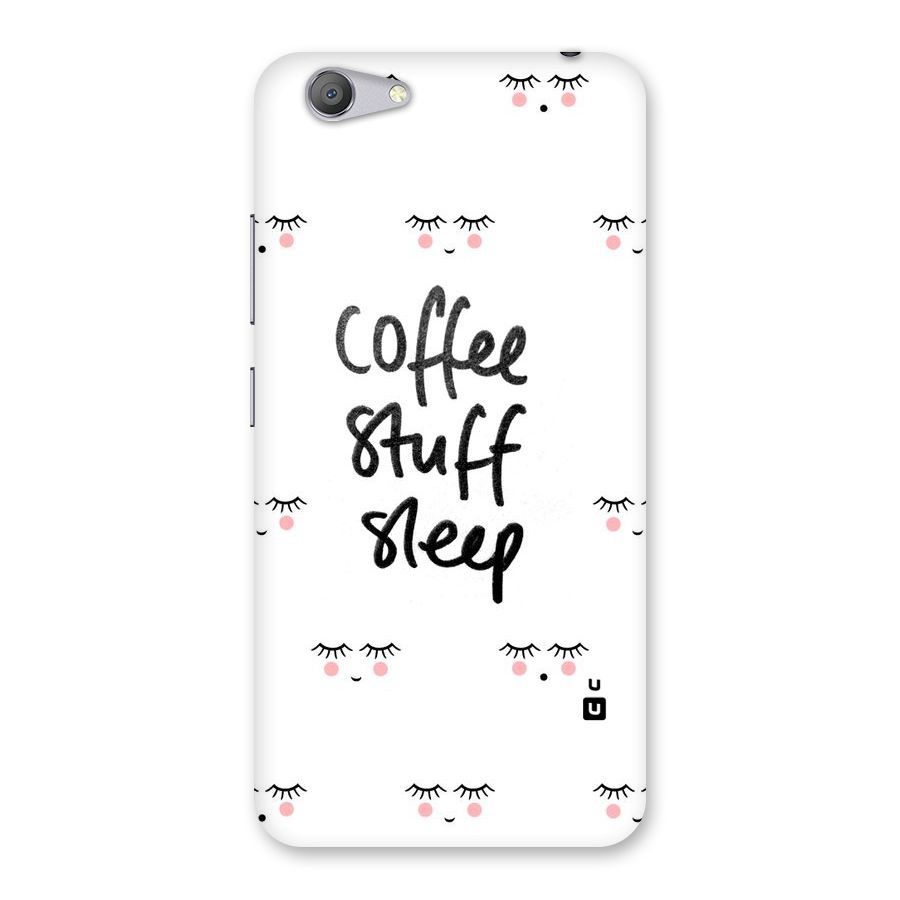 Coffee Stuff Sleep Back Case for Vivo Y53