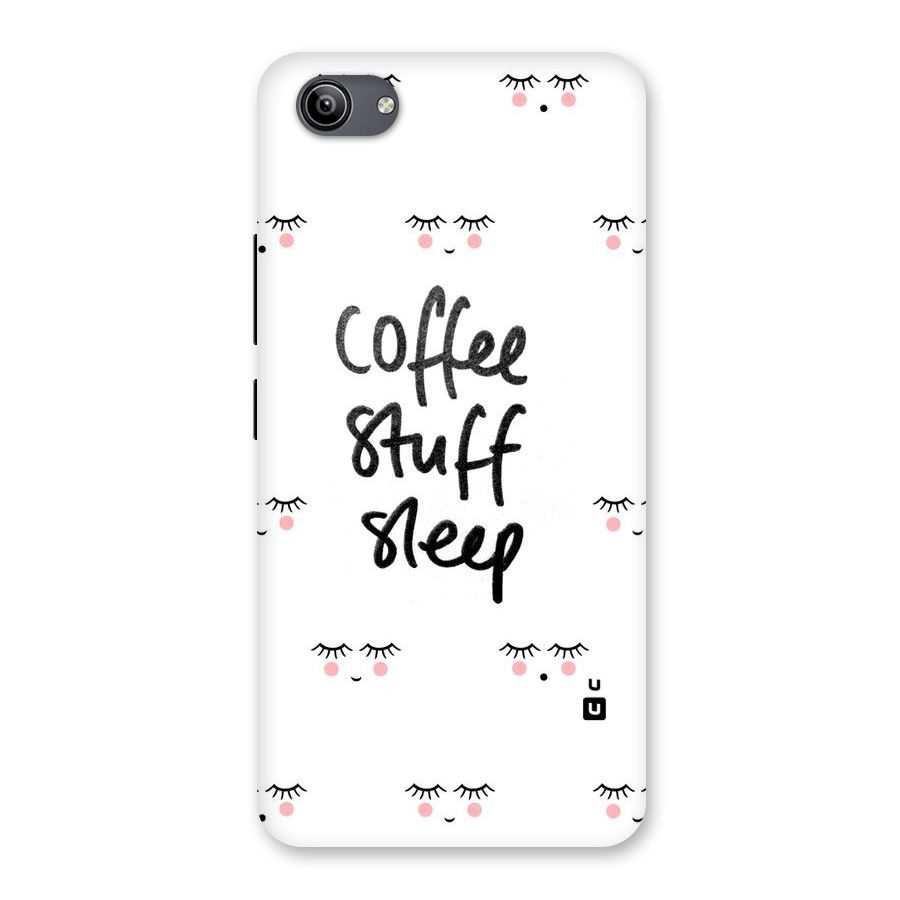 Coffee Stuff Sleep Back Case for Vivo Y81i