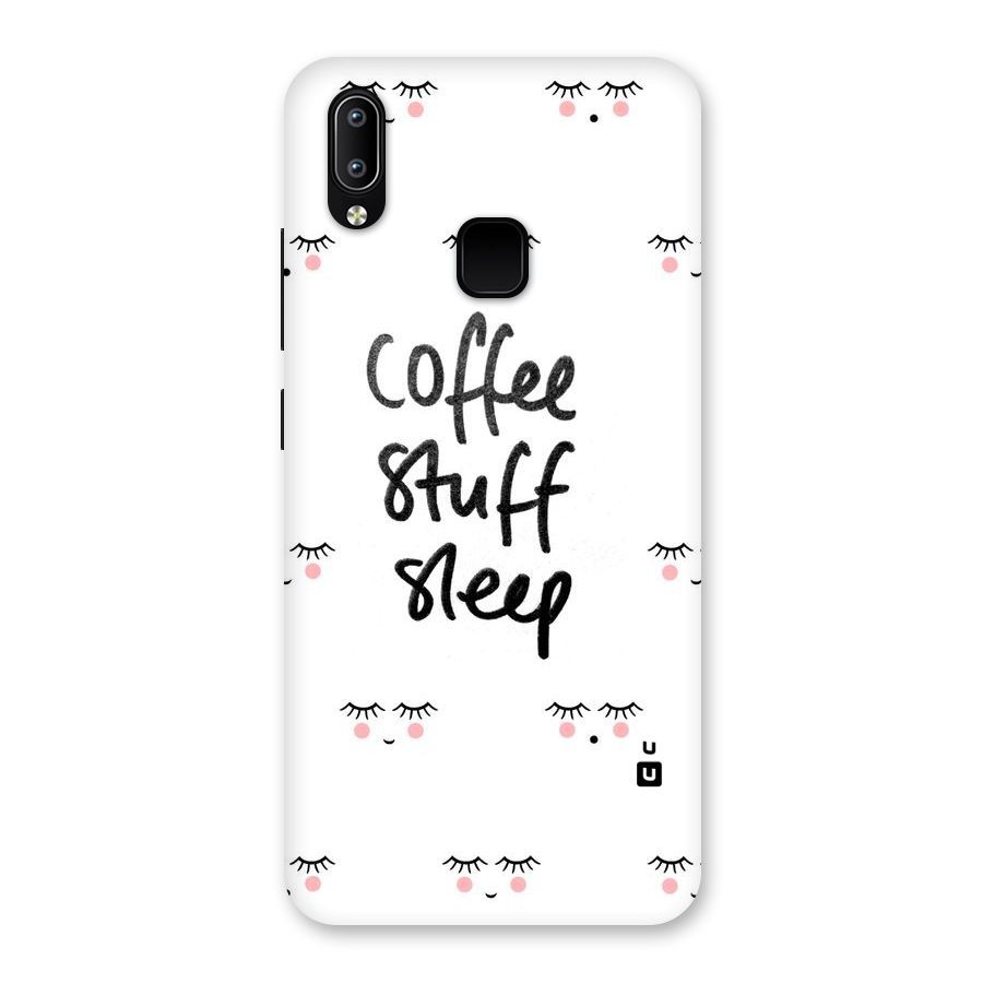 Coffee Stuff Sleep Back Case for Vivo Y93