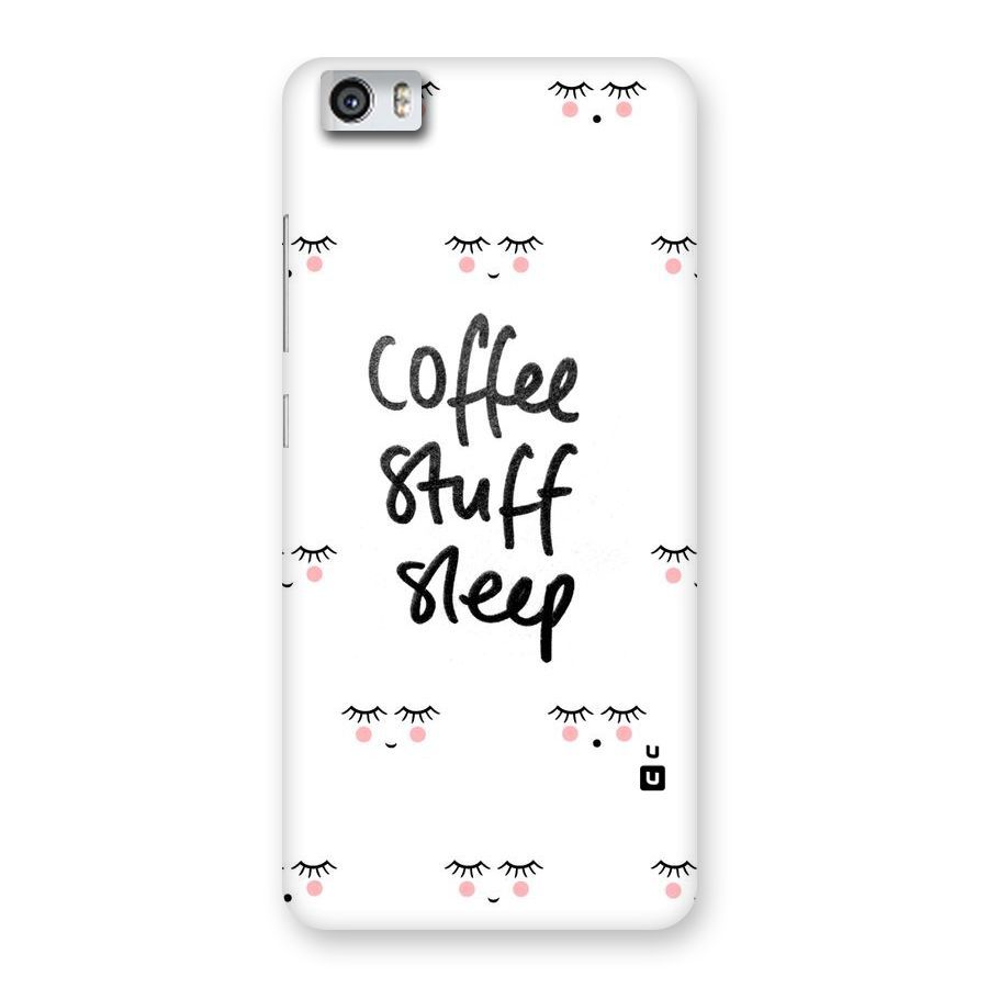 Coffee Stuff Sleep Back Case for Xiaomi Redmi Mi5