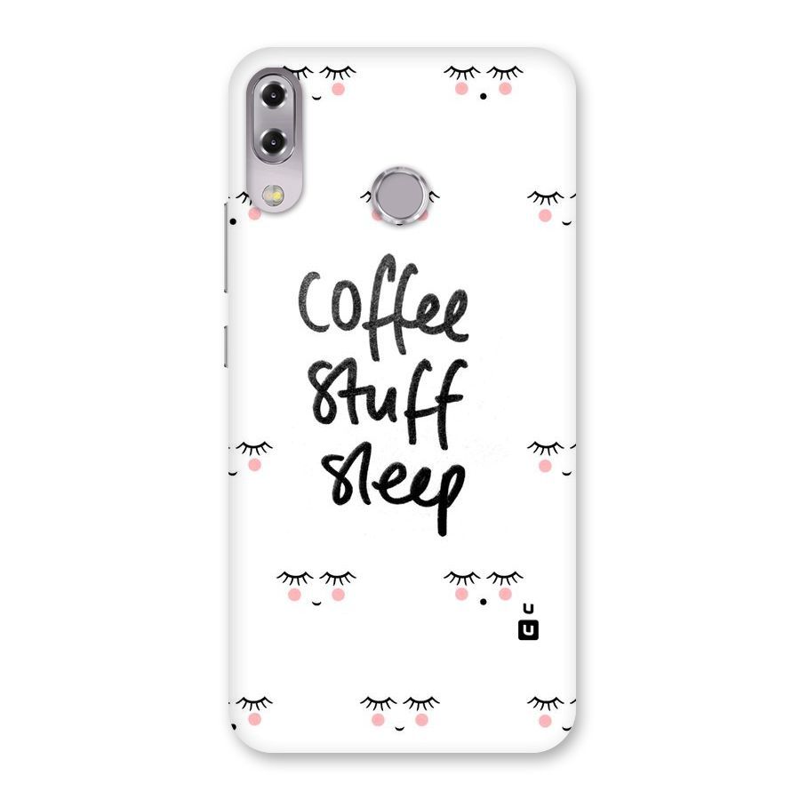 Coffee Stuff Sleep Back Case for Zenfone 5Z