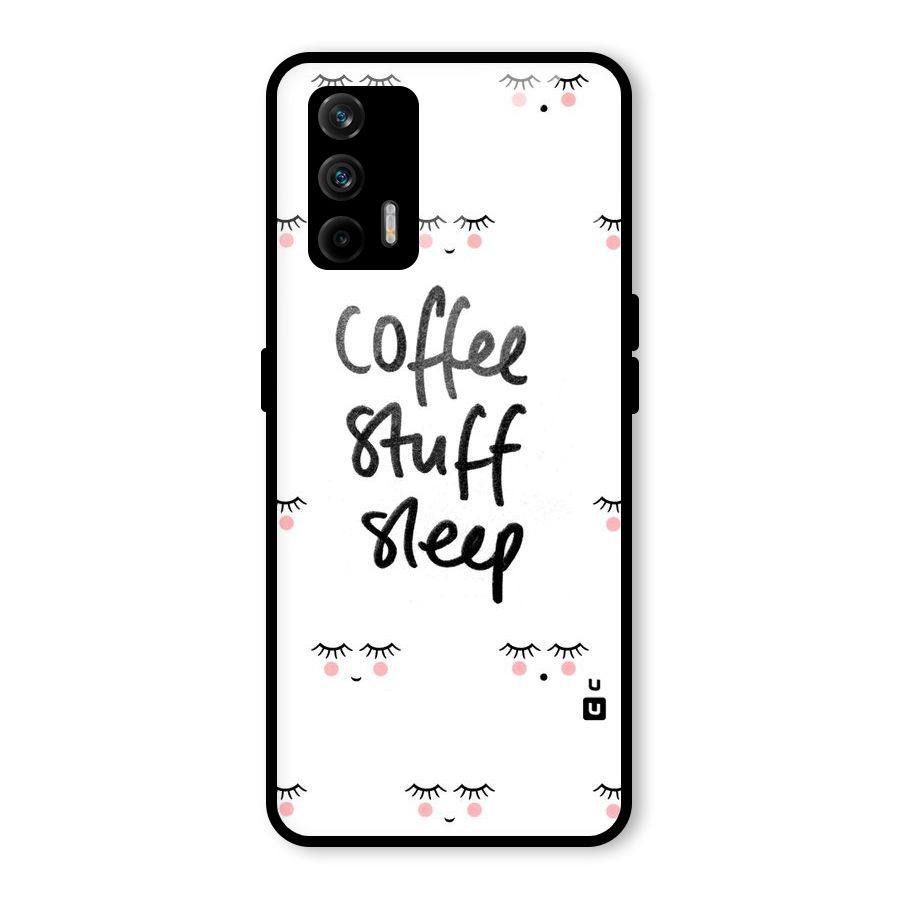 Coffee Stuff Sleep Glass Back Case for Realme GT 5G
