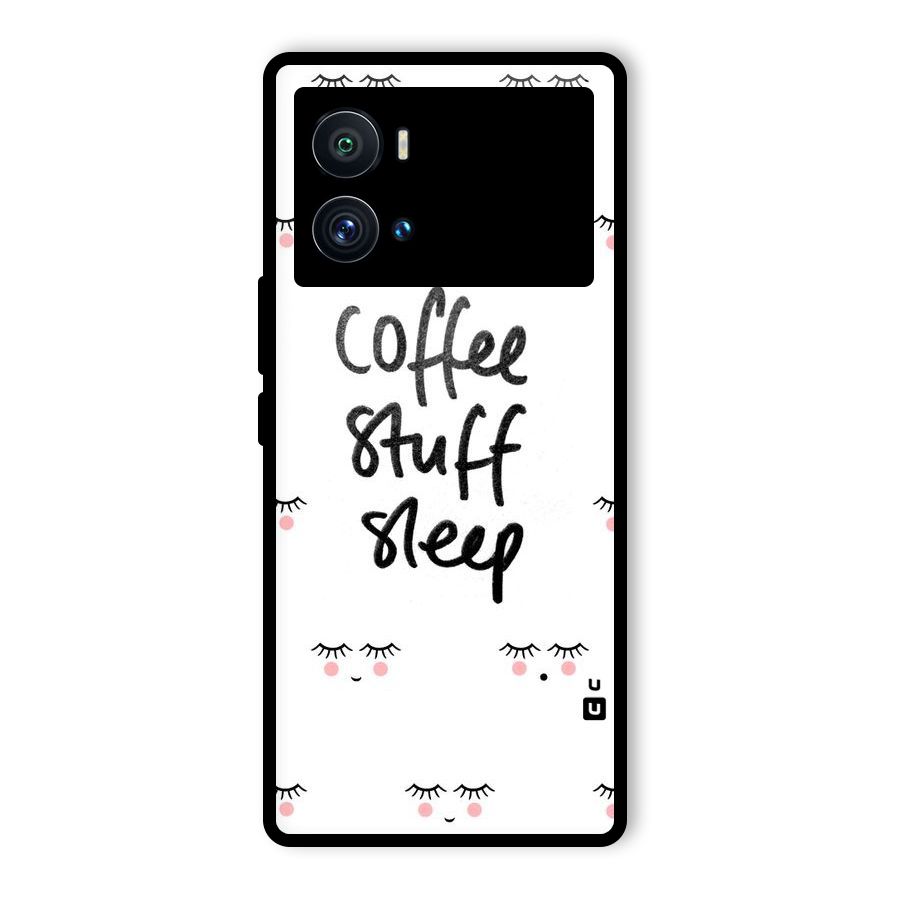 Coffee Stuff Sleep Glass Back Case for Vivo iQOO 9 Pro